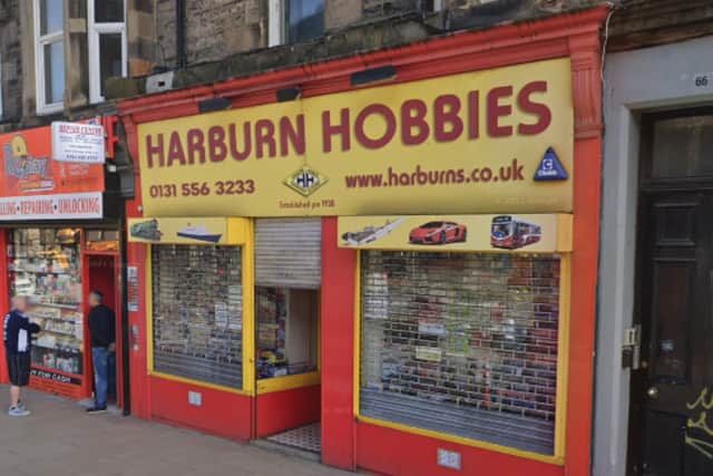 Harburn Hobbies is the longest-established model retailer in Scotland. Specialising in model railway sets, they also provide construction kits, gifts and jigsaws, and are based at 67 Elm Row.