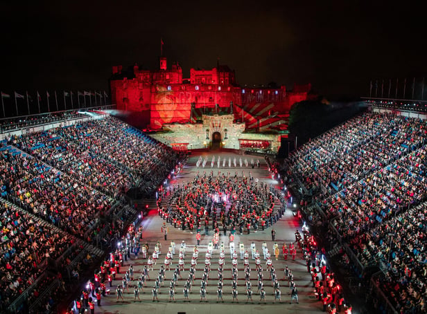 The Royal Edinburgh Military Tattoo has been staged at Edinburgh Castle since 1950. Picture: Ian Georgeson