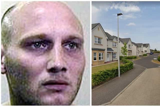 Robert Greens, who is responsible for one of the worst sex attacks in Scottish criminal history, has reportedly been provided with a house in Danderhall, just outside Edinburgh. Images: Third Party/ Google Street View