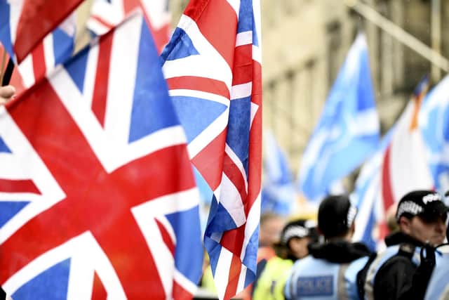 All Under One Banner Independence March in Edinburgh, 2019. Picture: Lisa Ferguson/JPIMedia.