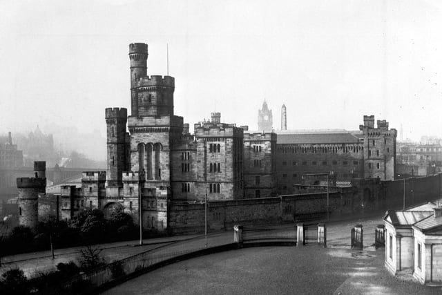 Calton Jail was Scotland's largest prison and now all that remains is the Governor's House and its perimeter wall.