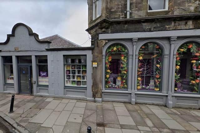 House of Boe in South Queensferry changed from grey to purple last summer