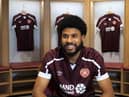 Ellis Simms is eligible to play for Hearts immediately. Pic: Heart of Midlothian FC.