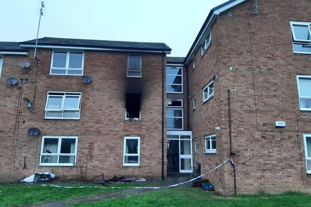 A police investigation into the blaze is under way, with three men in custody after being arrested last night on suspicion of arson with intent to endanger lives.