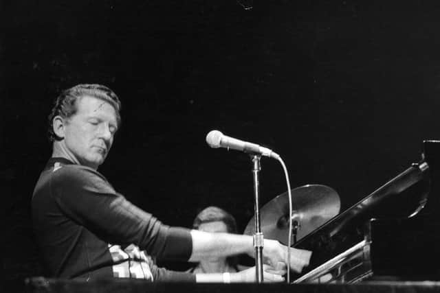 Jerry Lee Lewis was best known for 'piano pounding' - setting several ablaze on stage during his long career
(Photo by Evening Standard/Getty Images)