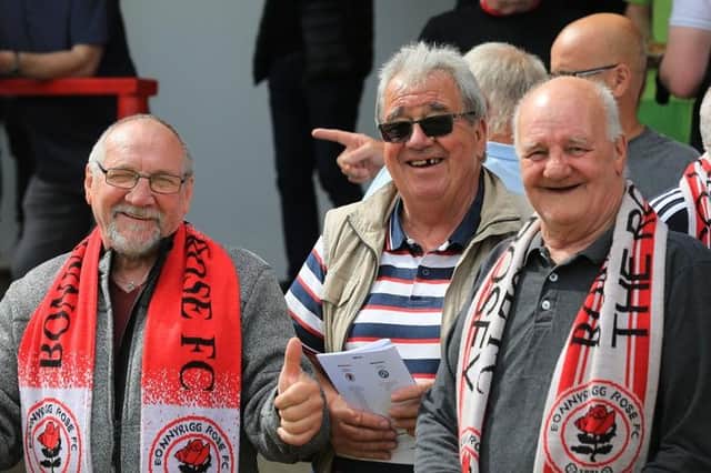 Bonnyrigg Rose fans have been turning out in their numbers and enjoying the football in League 2. Picture: Joe Gilhooley LRPS