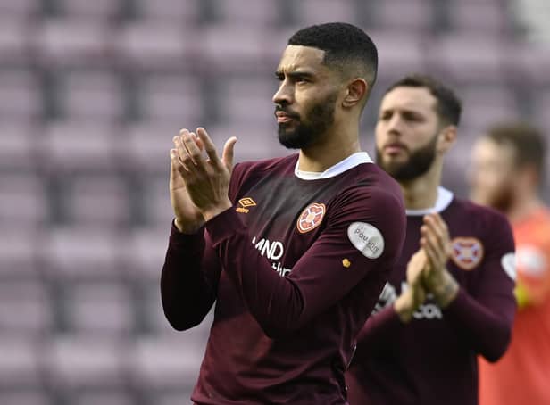 Hearts forward Josh Ginnelly has been transformed from a winger into a striker.