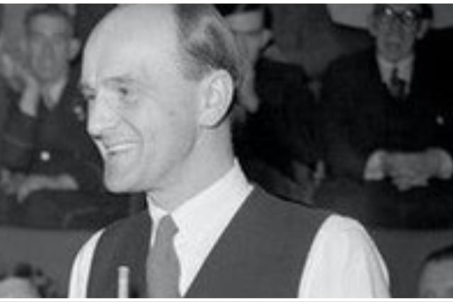 Born in Edinburh in 1907, Walter Donaldson was a professional snooker and billiards player. He contested eight consecutive world championship finals against Fred Davis from 1947 to 1954, and won the title in 1947 and 1950. He died on May 24, 1973, aged 66. In 2012, he was inducted, posthumously, into the World Professional Billiards and Snooker Association's World Snooker Hall of Fame.