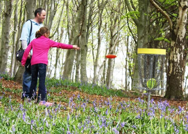 Visitors to Bluebell Woods, near Dunbar, are throwing themselves into a new ​​​​challenge ​​​​​​​​​​​​​​​​​​​​​and discovering an alternative form of golf that’s fun for all ages and abilities