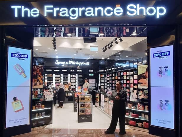 The Fragrance Shop opened 12 stores in the year and now trades from 216 locations across the UK.
