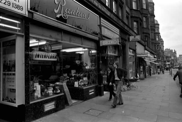 Rankins was a thriving chain of greengrocers in Nicolson Street, Tollcross and the West End.