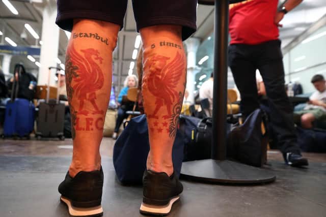 An Edinburgh businessman said he was "surrounded by angry Liverpool fans" who are attempting to fly to Paris for the Champions' League final in Paris on Saturday. (Photo credit: Nick Potts/PA Wire.)