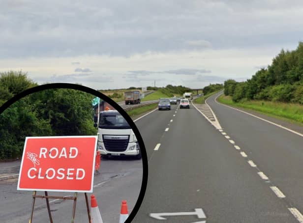 A1 road closures: Here are the dates parts of the A1 will be closed due to roadworks near Gladsmuir Junction