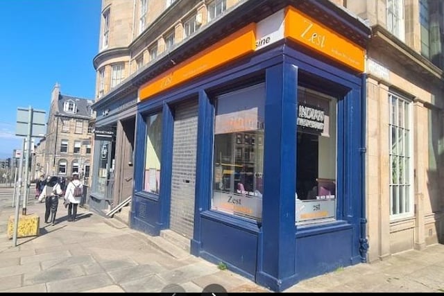 Zest Restaurant at 15 North St Andrew Street, Edinburgh.
Rated on May 10