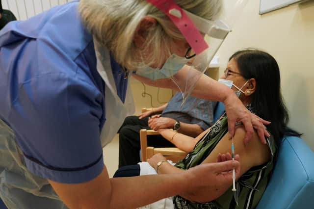All over the UK, people are being vaccinated against the Covid-19 virus (Picture: Owen Humphreys/PA Wire)