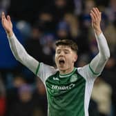 Kevin Nisbet made a scoring return for Hibs at Ibrox and impressed in his first competitive game for ten months. Picture: Craig Williamson / SNS