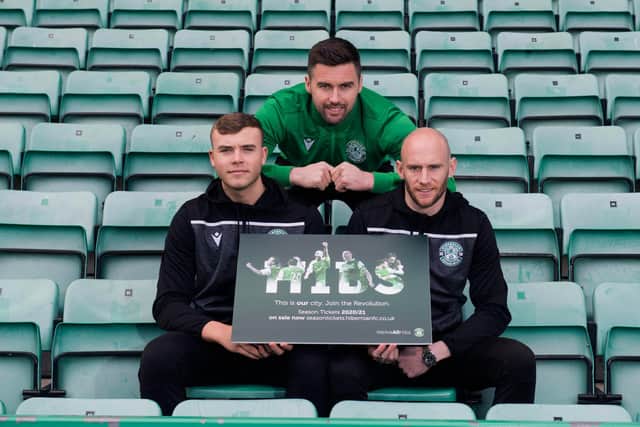 Hibs have launched their season tickets for next season. Picture: SNS