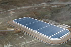 Electric car maker Tesla's gigafactory in Nevada employs 7,000 people. Picture: Tesla