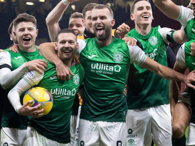 Hibs made it to the final of last season's Premier Sports Cup. Picture: SNS