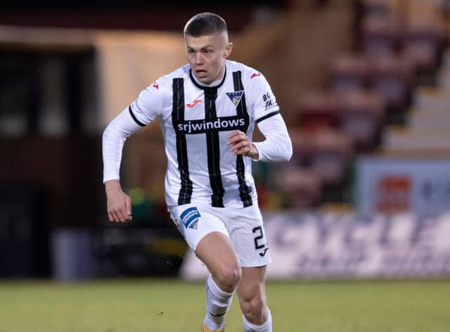 Fraser Murray netted a fine double for Dunfermline against Raith Rovers on Wednesday evening. Picture: SNS