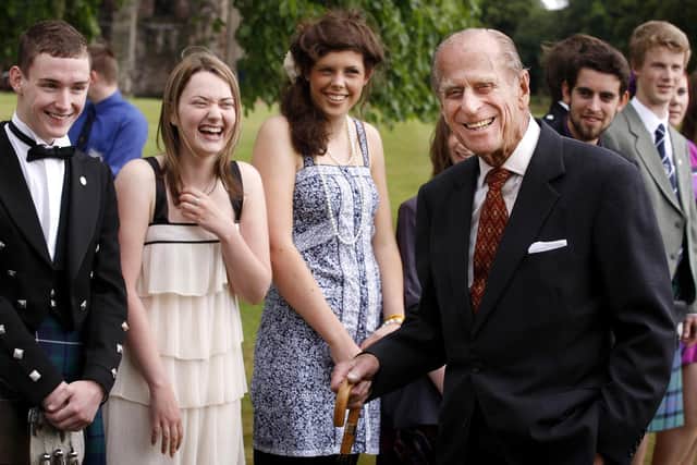 Prince Philip attends the presentation for The Duke of Edinburgh Gold Award holders in 2010 at the Palace of Holyroodhouse in Edinburgh (Photo: Danny Lawson/Getty Images).