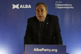 Alex Salmond, pictured at the launch of the new Alba Party, needs to get a grip on some of its more hot-headed supporters