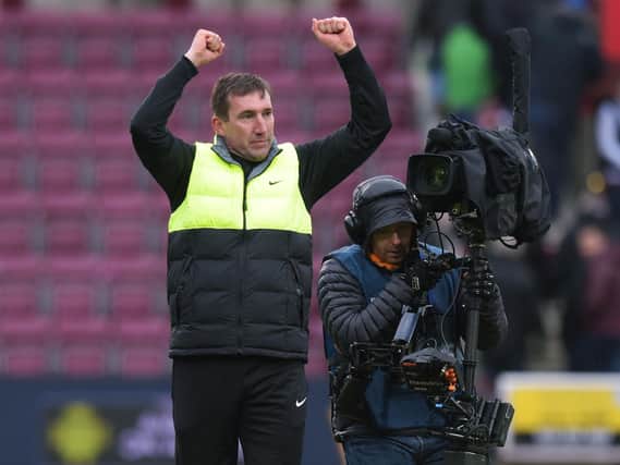 Ex-Hibs Alan Stubbs attempted to wind up Hearts fans ahead of the Scottish Cup clash at Hampden Park. Picture: SNS