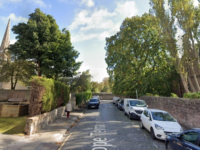 Hope Terrace is an attractive cobbled street in the Marchmont area, south of the city centre. The average house price here is £1,283,000