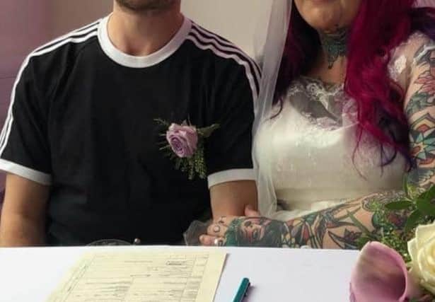 She fulfilled her dream and married partner Niccolas Scott in a ceremony in August