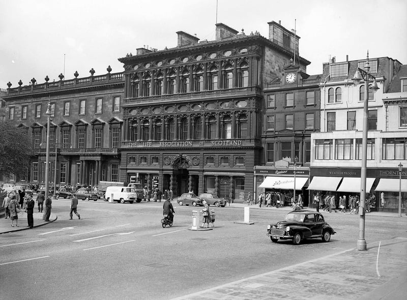 Situated at the foot of the Mound, the Life Association of Scotland Building was regarded by many as an architectural masterpiece. Its demolition in 1968 caused uproar among conservationists.