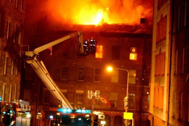The 2002 Cowgate fire was one of the most destructive in Edinburgh's history.