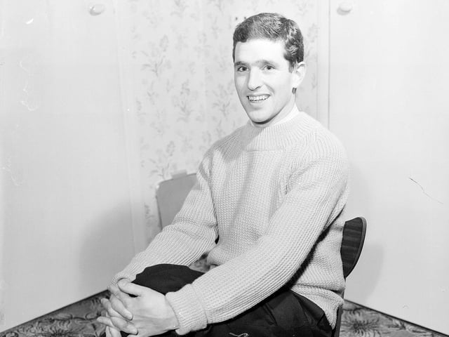 Derek Pringle, a member of the first team from Royal High to take part in the Top of the Form television quiz, in March 1960.