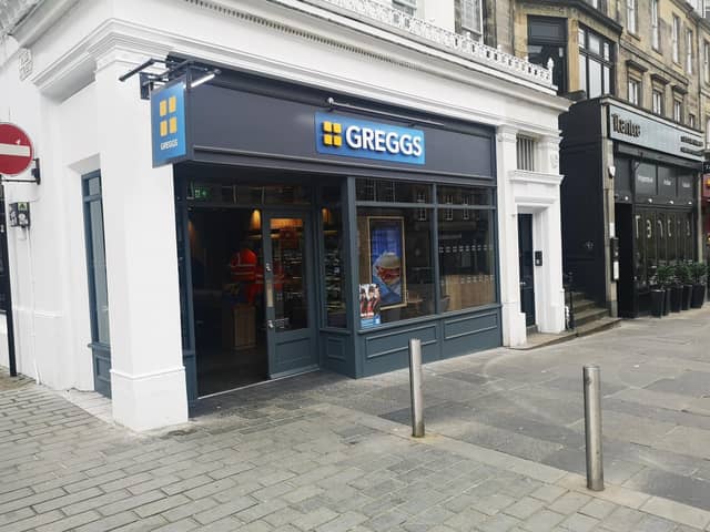 Greggs on Castle Street Edinburgh is now open