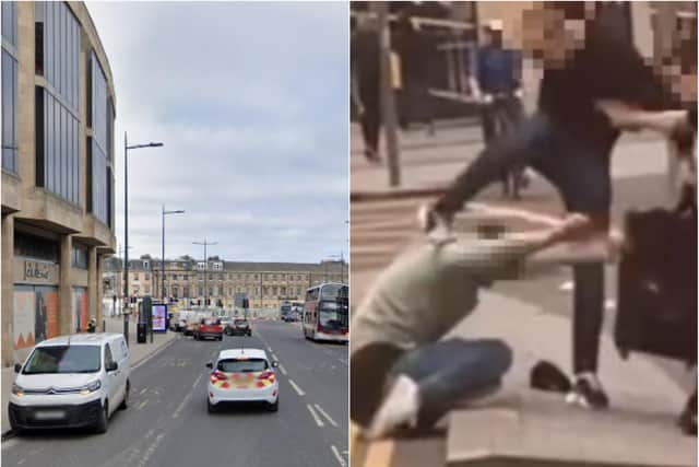 Edinburgh homophobic attack: Police enquiries into 'horrific' hate crime caught on camera are ongoing
