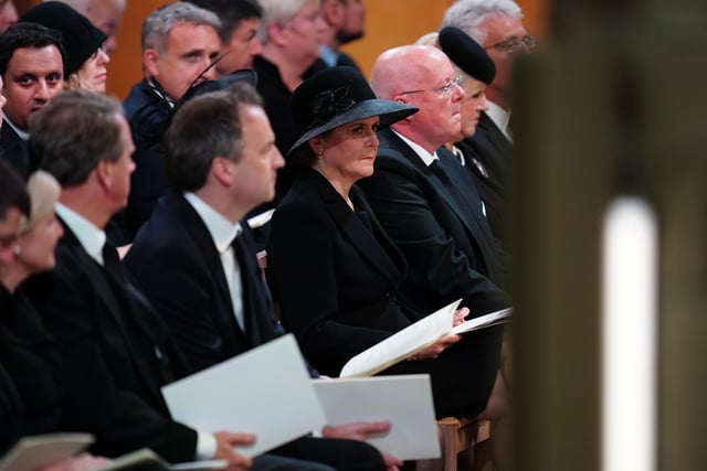 First Minister Nicola Sturgeon attends a Service of Prayer and Reflection for the Life of Queen Elizabeth II at St Giles' Cathedral, Edinburgh.