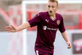 14/07/15 PRE-SEASON FRIENDLY
STIRLING ALBION V HEARTS
FORTHBANK STADIUM - STIRLING
Sean McKirdy in action for Hearts.
