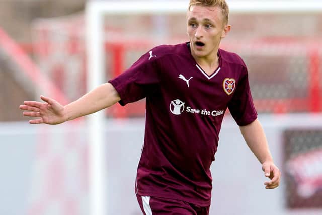 14/07/15 PRE-SEASON FRIENDLY
STIRLING ALBION V HEARTS
FORTHBANK STADIUM - STIRLING
Sean McKirdy in action for Hearts.