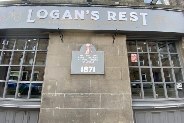 'This pub has been proudly serving drinks to locals since 1871' reads a sign outside Logan's Rest.