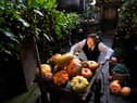 Edinburgh's iconic five-star Witchery by the Castle is celebrating Halloween on Sunday by unveiling a public display of 500 pumpkins. Photograph David Cheskin.