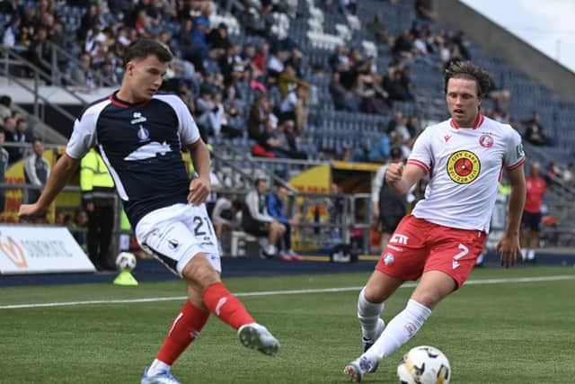 Spartans midfielder Jamie Dishington. Picture: Mark Brown