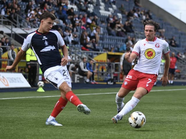 Spartans midfielder Jamie Dishington. Picture: Mark Brown