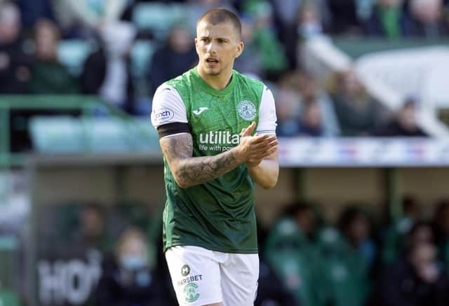 Clarke has insisted he will play anywhere - except in goals - for Hibs