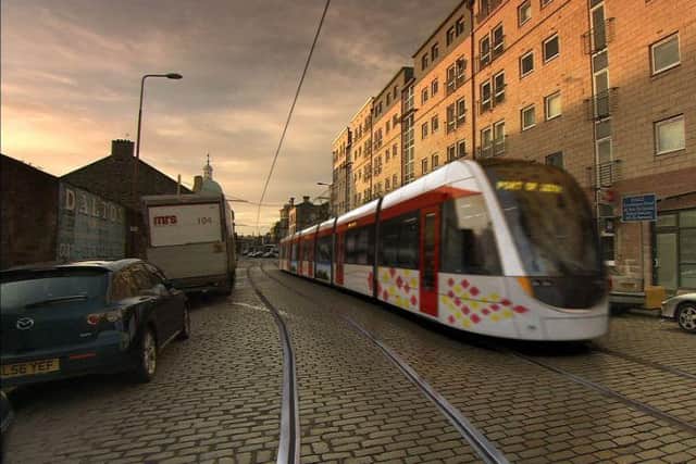 The council says the tram extension is still on budget despite the delay during lockdown