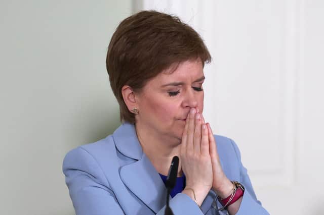 Nicola Sturgeon has set a date for a referendum on Scottish independence that may or may not be legal (Picture: Russell Cheyne/pool/Getty Images)
