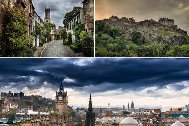 See what sort of weather to expect in Edinburgh this weekend. Photo: matteo92 / Getty Images / Canva Pro. abhibanik / Pixabay / Canva Pro. Jamie Fraser / Getty Images / Canva Pro.