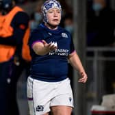 Lana Skeldon in action for Scotland during an Autumn Test match against Japan at the DAM Health Stadium last November. (Photo by Ross Parker / SNS Group)