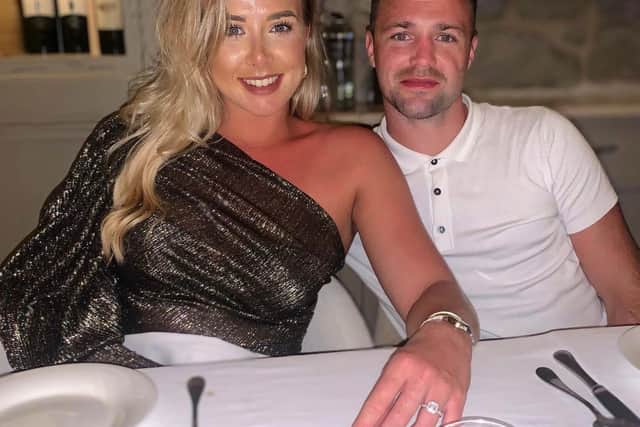 Danielle Murphy and Josh Taylor have been together for 12 years and are planning their wedding for this summer