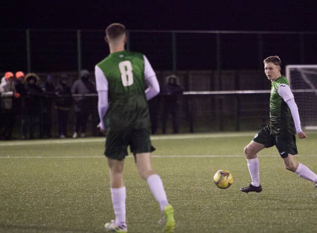 Hibs fell to defeat in the second under-18s Edinburgh derby of the season. Picture: Maurice Dougan