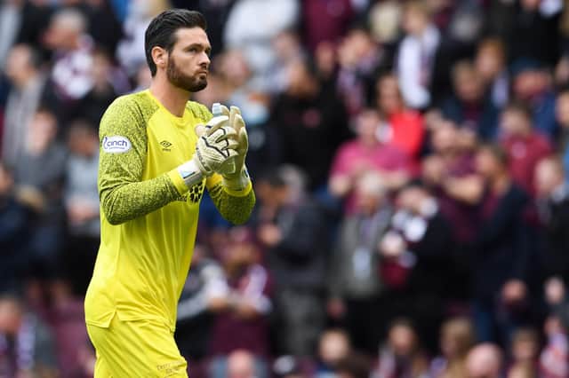 Hearts goalkeeper Craig Gordon played a huge part in the derby.