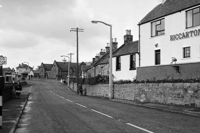 A section of Lanark Road near Currie Secondary School that had been highlighted as an accident blackspot in 1963.